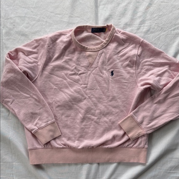 Polo Ralph Lauren Tops - Polo by Ralph Lauren Light Pink Crewneck Sweater